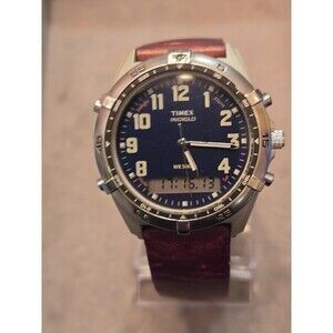 Vintage Timex Indigo Analog-Digital Diver's Style Watch. New Battery